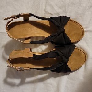 Women's Black Wedges - Size 10